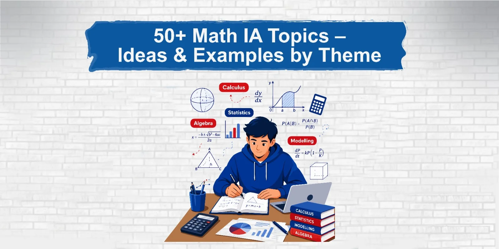 Math IA topics brainstorm board