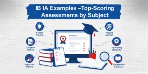 IB IA examples for top-scoring internal assessments by subject